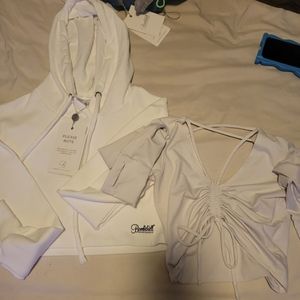 Bombshell sportswear top and hoodie